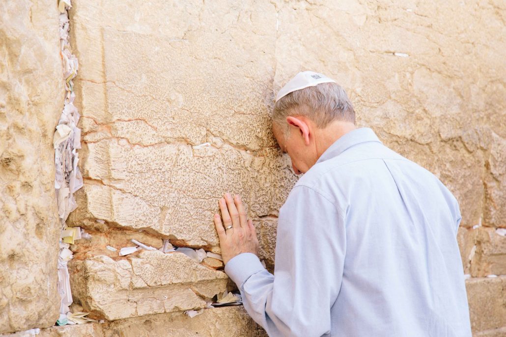 Dr. Mitch Glaser at the Wailing Wall